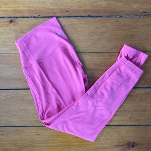 guava pink 7/8 lululemon align leggings